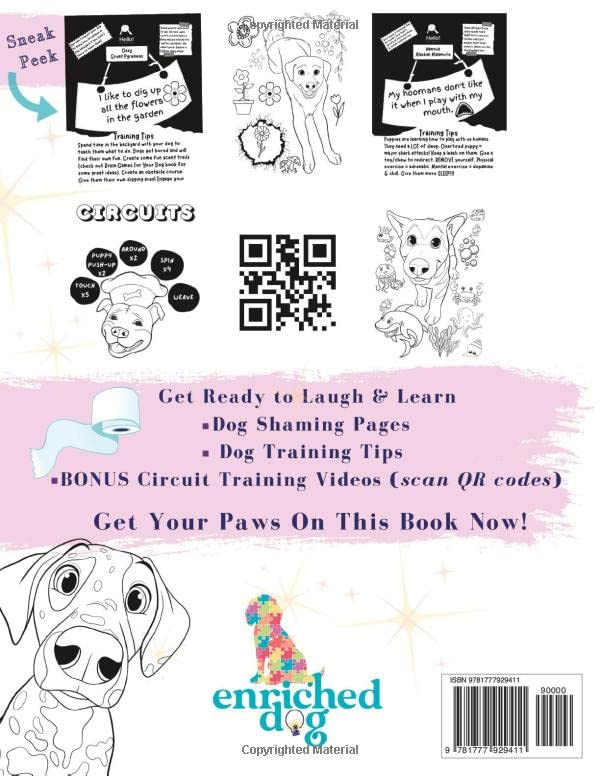 Coloring Book & Dog Training Tips By Kyla Denault