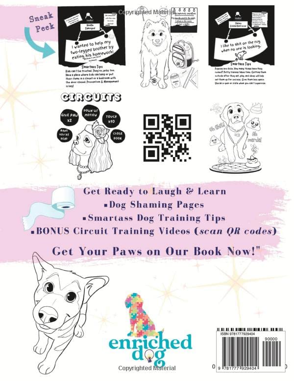 Coloring Book & Dog Training Tips By Kyla Denault