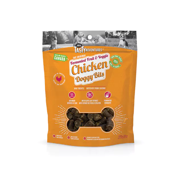 Jays Tasty Adventures Fermented Fruit & Veggie Chicken Dog Treats