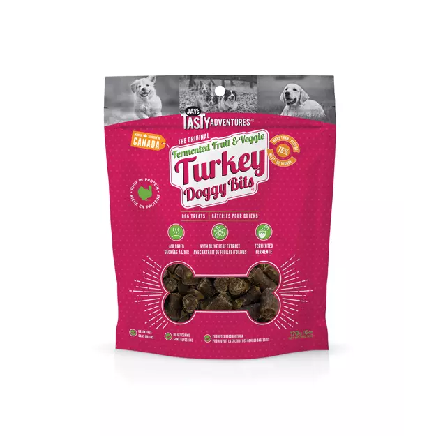 Jays Tasty Adventures Fermented Fruit & Veggie Turkey Dog Treats