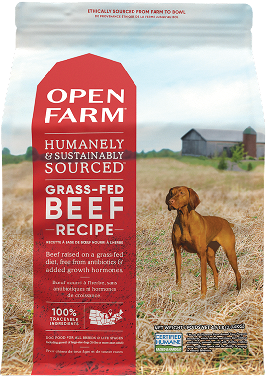 OPEN FARM Grain Free Dry Dog Beef Recipe Hank Hound