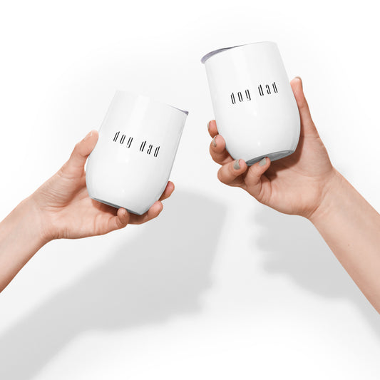 Dog Dad Wine tumbler
