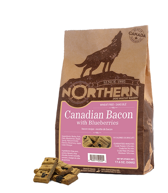 Northern Biscuits Canadian Bacon with Blueberries