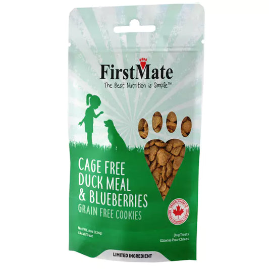 FirstMate Dog Treats Duck with Blueberry
