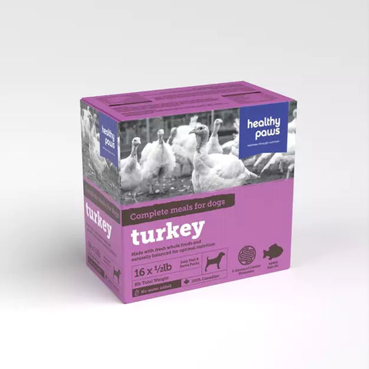 Healthy Paws Raw Canine Complete Dinner Turkey