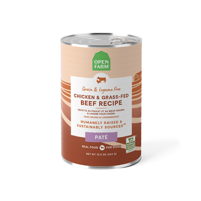 OPEN FARM® CHICKEN & GRASS-FED BEEF PÂTÉ WET DOG FOOD