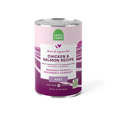 OPEN FARM® GRAIN FREE CHICKEN & SALMON PÂTÉ WET DOG FOOD