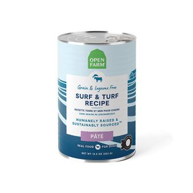 OPEN FARM® GRAIN FREE SURF & TURF RECIPE WET DOG FOOD