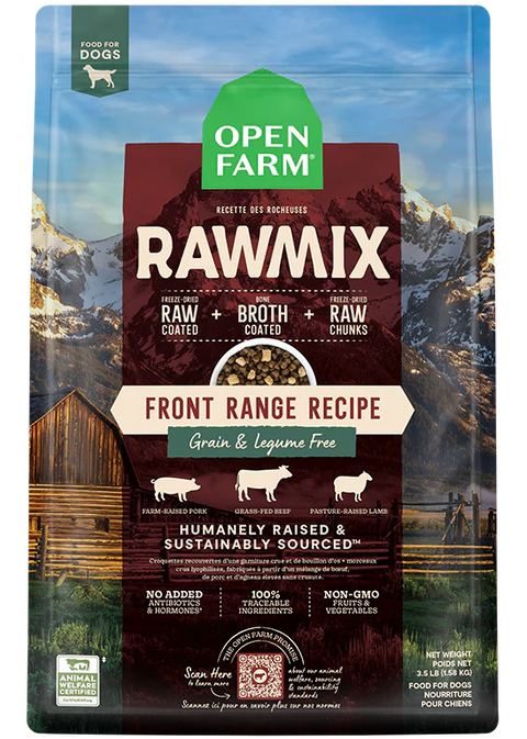 Open Farm Raw Mix Front Range Grain & Legume Free