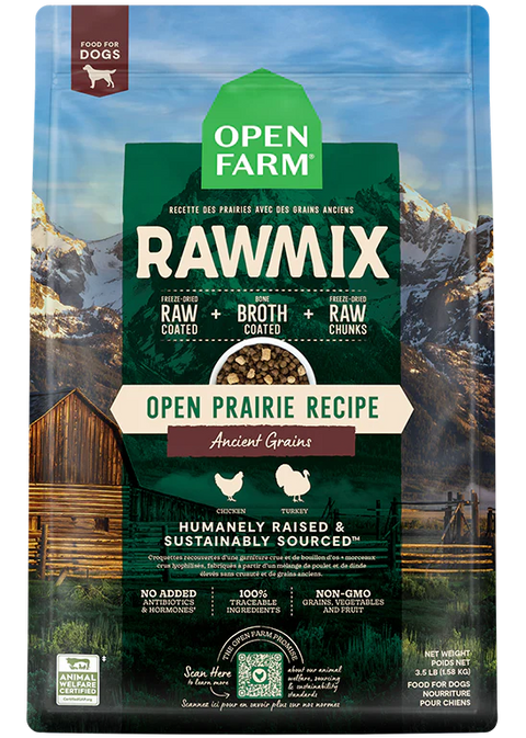 Open Farm Raw Mix Open Prairie With Ancient Grains