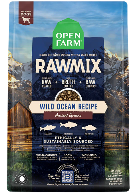 Open Farm Raw Mix Wild Ocean With Ancient Grains