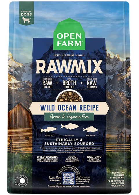 Open Farm Raw Mix Wild Ocean Grain & Legume Free