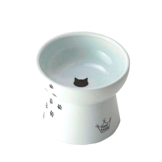 Raised Cat Food Bowl Large