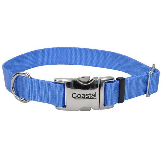 Coastal Adjustable Nylon Collar With Titan Metal Buckle