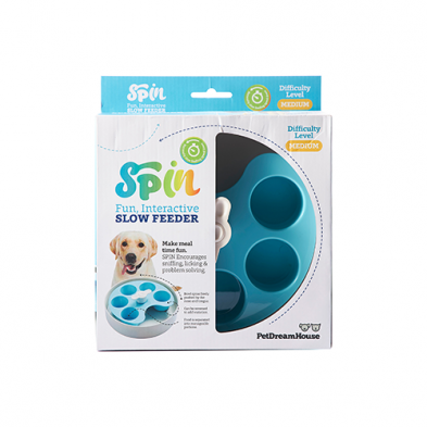 PetDreamHouse - Spin Slow Feeder Pet Bowl - Palette