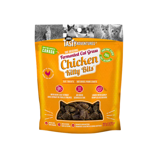 Jays Tasty Adventures Fermented Cat Grass Chicken Cat Treats
