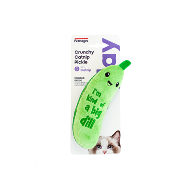 Crunchy Pickle Kicker Dental Cat Toy