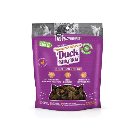 Jays Tasty Adventures Fermented Cat Grass Duck Cat Treats