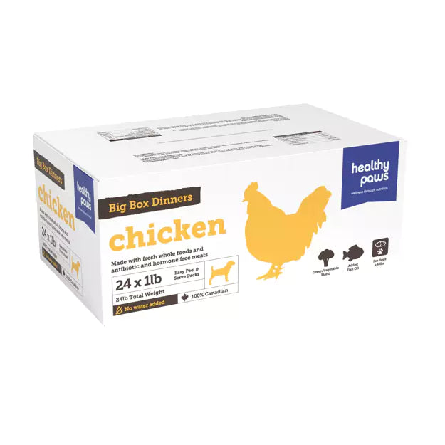 Healthy Paws Raw Big Box Dinner Chicken & Veg