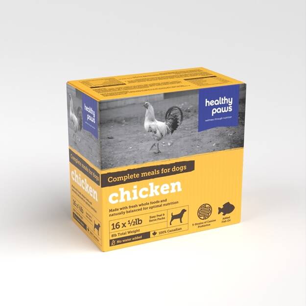 Healthy Paws Raw Canine Complete Dinner Chicken