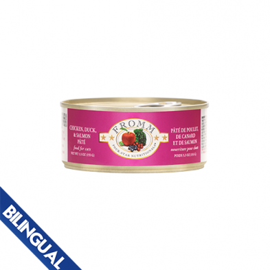 FROMM Four Star Wet Cat Food - Chicken, Duck & Salmon Pate