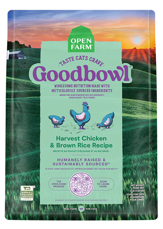 GoodBowl™ Harvest Chicken & Brown Rice Recipe for Cats