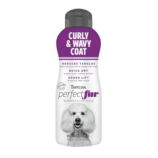 Tropiclean Perfect Fur Curly and Wavy Shampoo