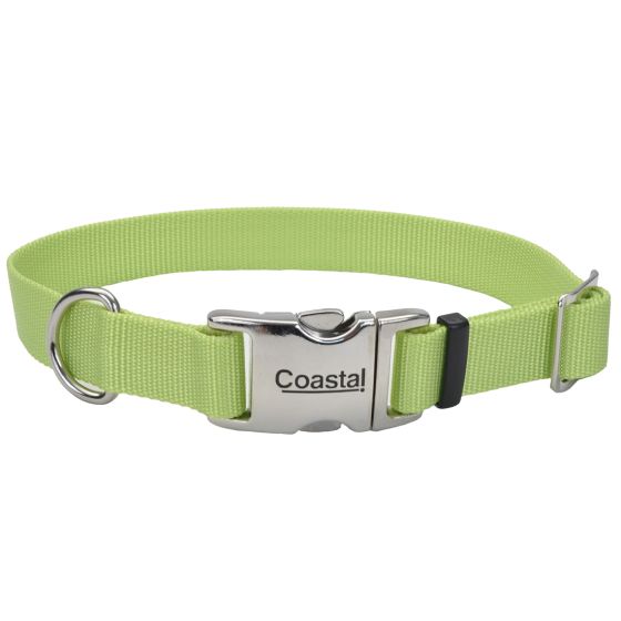 Coastal Adjustable Nylon Collar With Titan Metal Buckle
