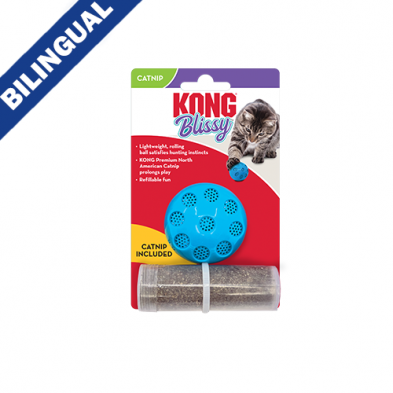 KONG Blissy Mesh Ball with Catnip Cat Toy