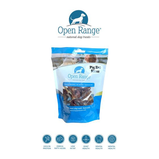 Open Range Pig Ear Slices Dog