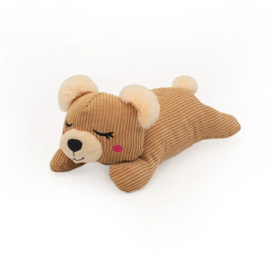 Snooziez with Shhhqueaker - Bear - Dog Toy