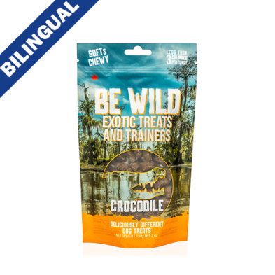 THIS & THAT® BE WILD™ EXOTIC TREATS AND TRAINERS CROCODILE SOFT & CHEWY DOG TREAT
