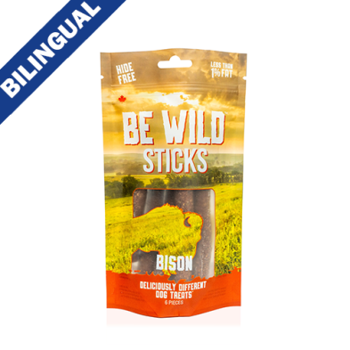 THIS & THAT® BE WILD™ STICKS BISON CRUNCHY DOG TREAT