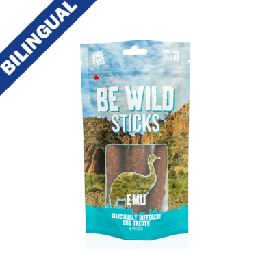 THIS & THAT® BE WILD™ STICKS EMU CRUNCHY DOG TREAT