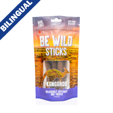 THIS & THAT® BE WILD™ STICKS KANGAROO CRUNCHY DOG TREAT