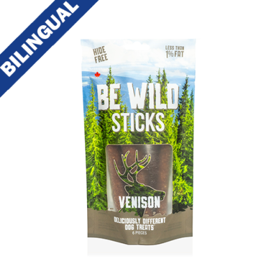 THIS & THAT® BE WILD™ STICKS VENISON CRUNCHY DOG TREAT