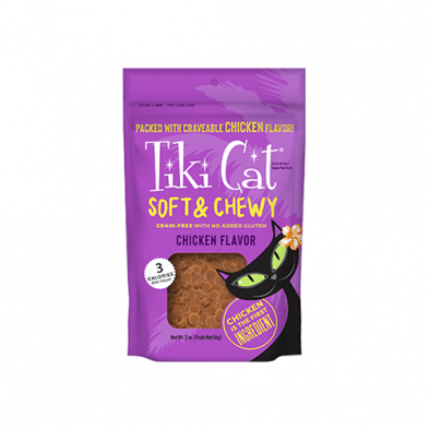 Tiki Cat Grain Free Soft & Chewy Chicken Cat Treats