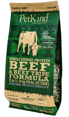 PETKIND Single Animal Protein Beef & Beef Tripe Dog Food
