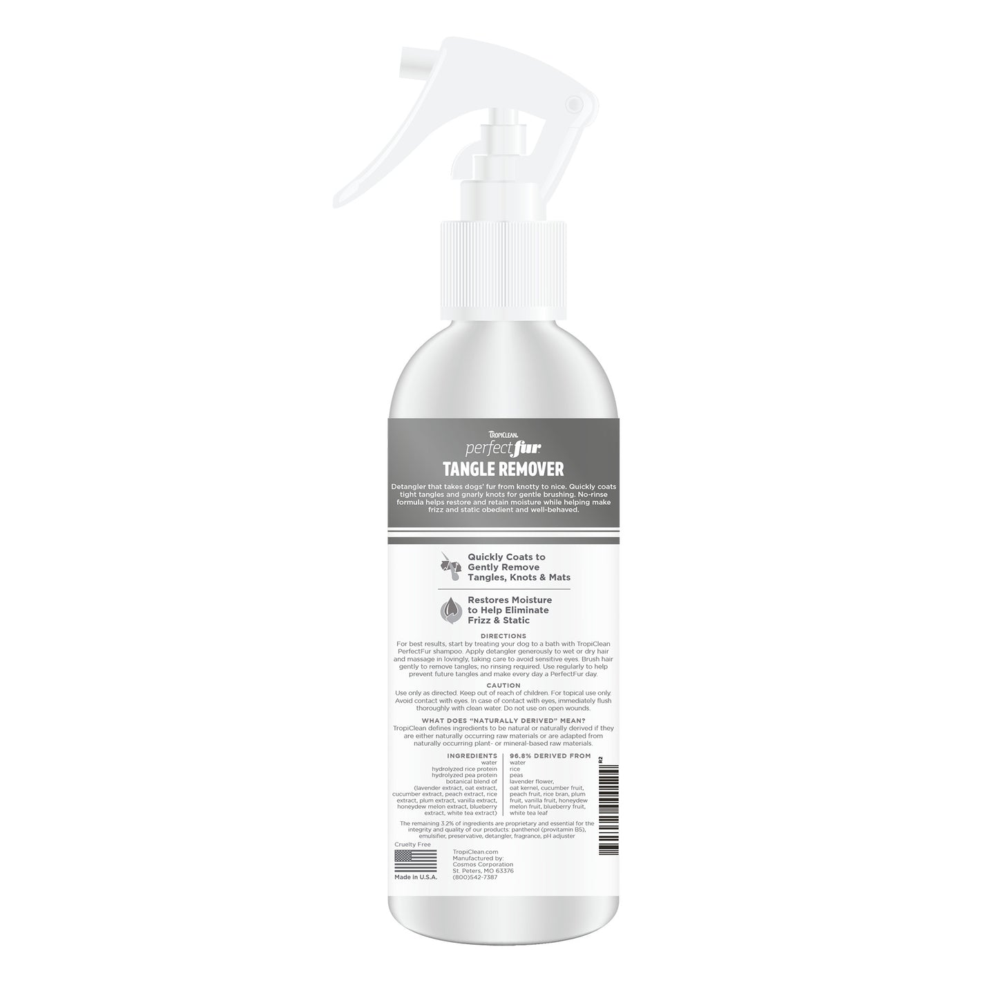 Tropiclean Perfect Fur Tangle Remover Spray