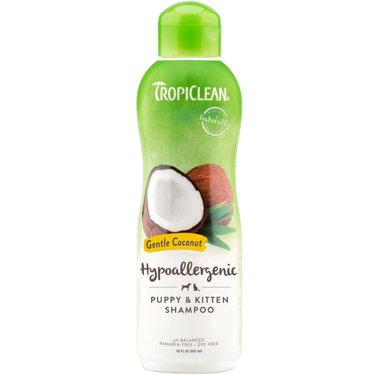 Tropiclean Puppy & Kitten Gentle Coconut Hypoallergenic Shampoo