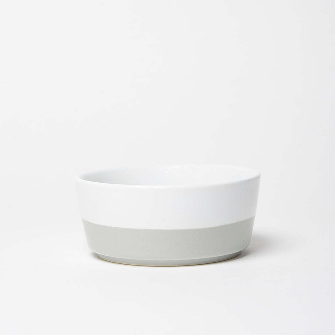 Ceramic Dipper Bowl- Light Grey