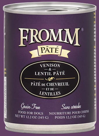 FROMM Wet Dog Food- Venison & Lentil Pate