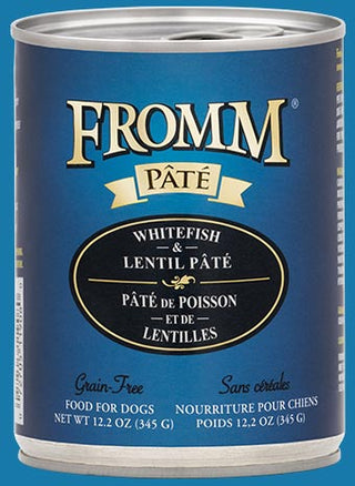 FROMM Wet Dog Food- Whitefish & Lentil Pate