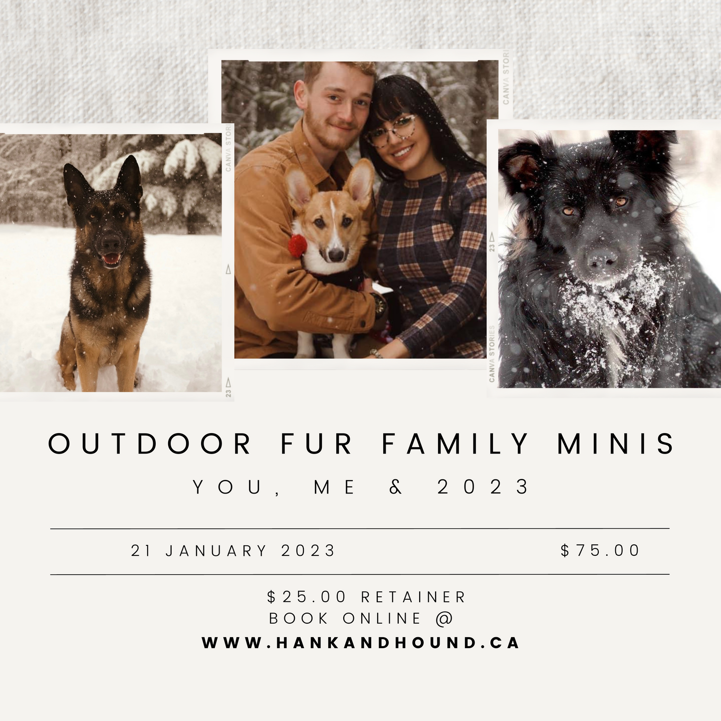 Fur Family Outdoor Photo Minis