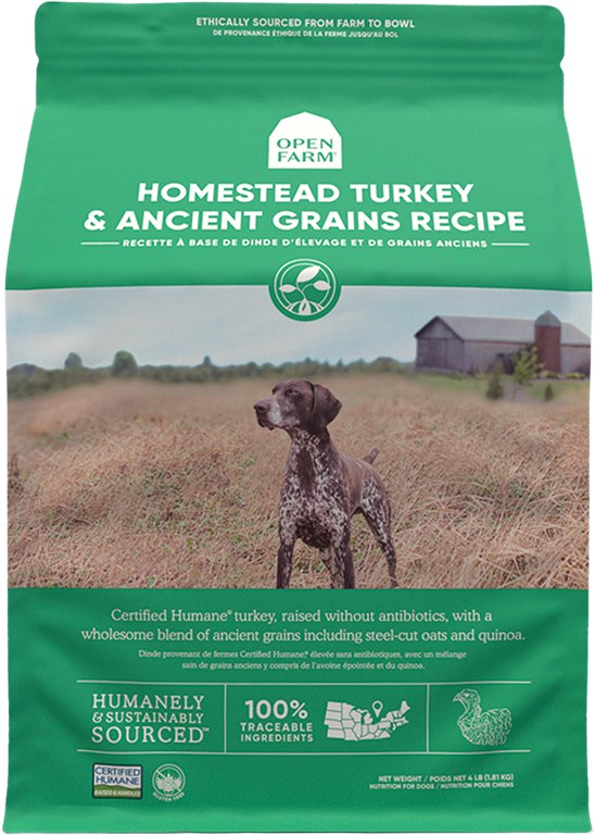 OPEN FARM Dry Dog-Turkey & Ancient Grain Recipe