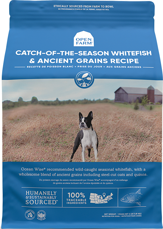OPEN FARM Dry Dog-Whitefish & Ancient Grain Recipe