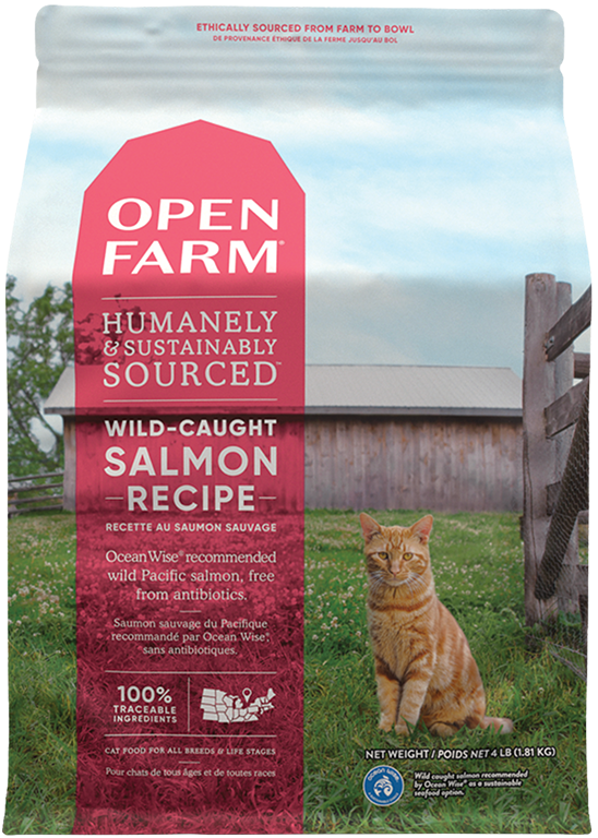 OPEN FARM Dry Cat- Salmon Recipe