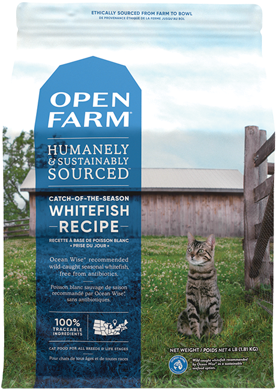 OPEN FARM Dry Cat- Whitefish Recipe