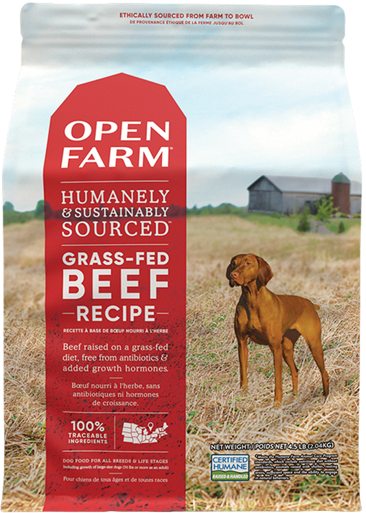 OPEN FARM Grain Free Dry Dog-Beef Recipe