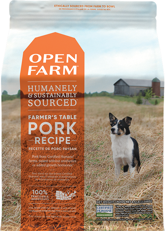 OPEN FARM Grain Free Dry Dog-Pork Recipe